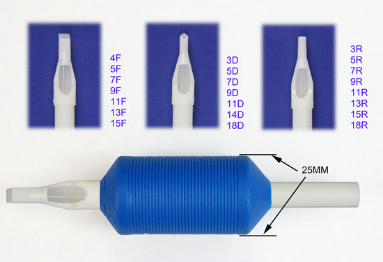 ABS Soft grips white tube