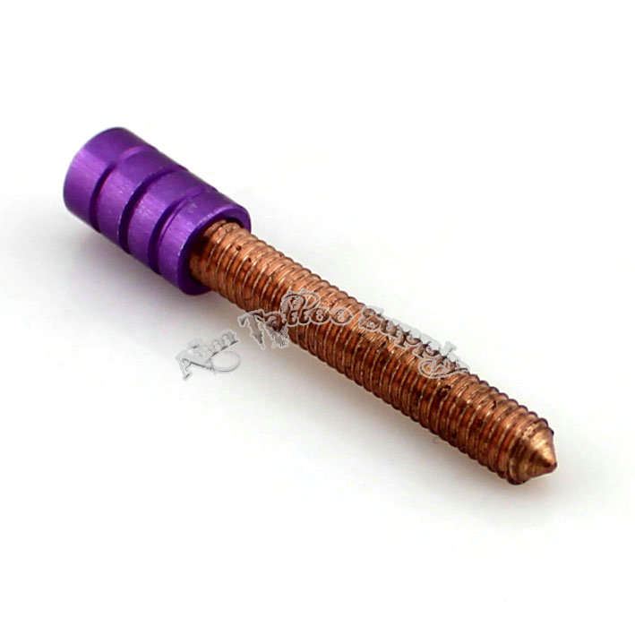 New M4 Copper Colorful Tattoo Machine Contact Screw