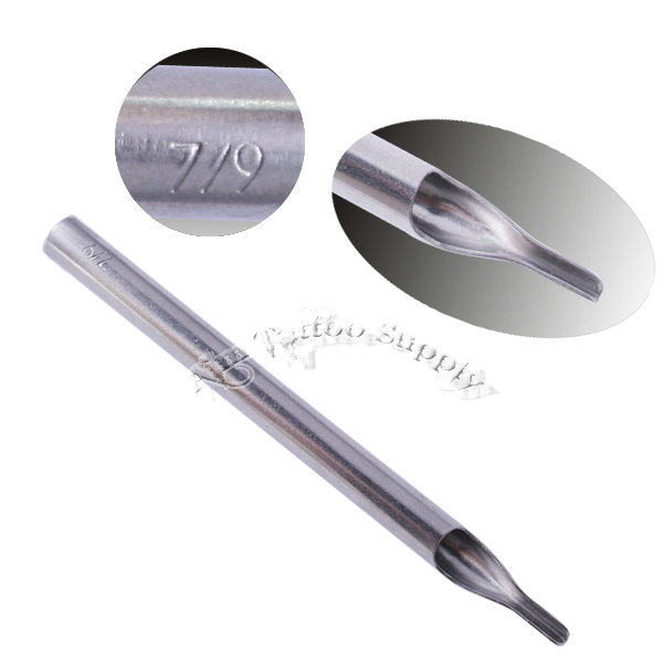 High Polishing  304 Stainless Steel Philip Long Tattoo Tips 7-9RT