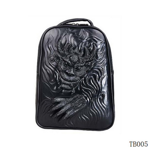 Unique Monster Tattoo Bag Black