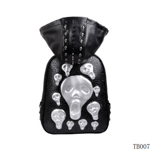 Unique Skull Tattoo Bag Silver