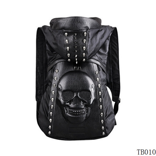 Unique Skull Tattoo Bag Black