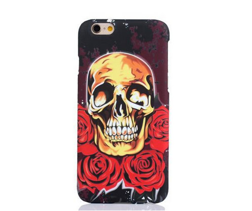 Smile Skull Tattoo Mobile Phone Shell