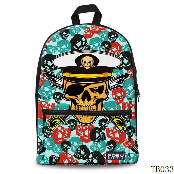 Skull Tattoo Artist Backpack Blue