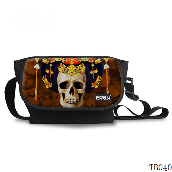 Tattoo Skull Messenger Bag