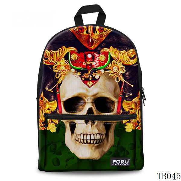 Skull Tattoo Bag For Artist Green