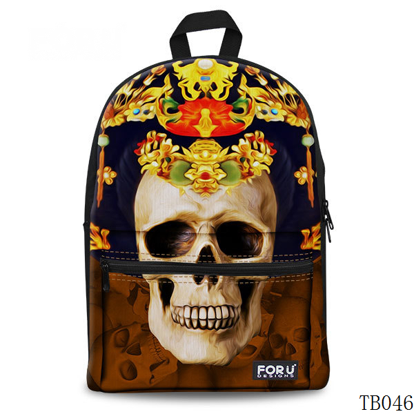 Skull Tattoo Bag For Artist Brown