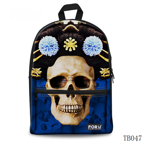 Skull Tattoo Bag For Artist Dark Blue