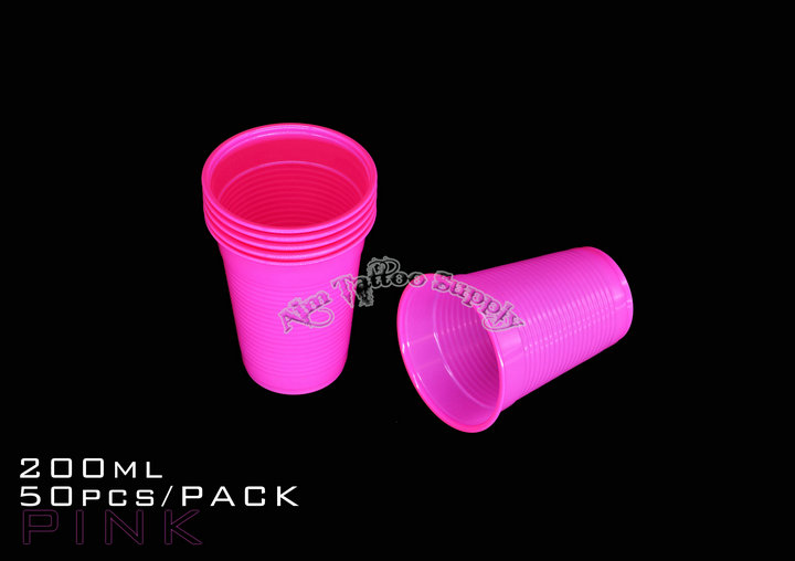 Pink Tattoo Disposable Rinse Cup