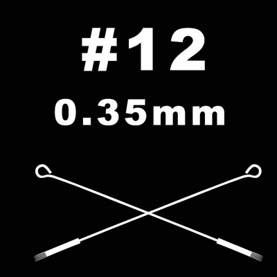 #12 0.35mm Tattoo Needles