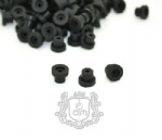 New Black Soft Tattoo Machine Nipple Gromment Silica Gel  100pcs