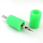 Green Soft Silicone Tattoo Grip Cover