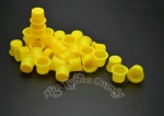 Yellow Plastic Tattoo Ink Cup With Professional Package