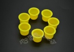 Yellow Plastic Tattoo Ink Cup With Professional Package