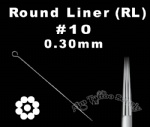 #10  Round Liners tattoo needles