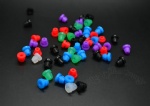 High Quality Soft Silicon Tattoo Nipples Mix Color
