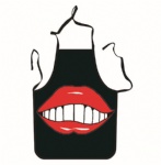 Big Red Lips Unique Tattoo Apron