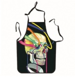 Colorful Skull Unique Tattoo Apron