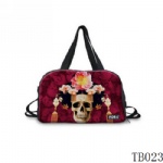 Tattoo Collection Skull Tote Bag Red