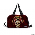 Tattoo Collection Skull Tote Bag Dark Red