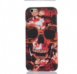 Glass Skull Tattoo Mobile Phone Shell