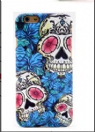 Blue Flower Tattoo Mobile Phone Shell