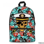 Skull Tattoo Artist Backpack Blue