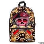 Gift for Artist Skull Tattoo Bag Yellow