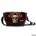 Vintage Skull Messenger Bag For Tattoo Artist