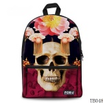 Skull Tattoo Bag For Artist Red