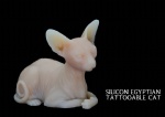 Tattooable Silicone Sphynx Cat