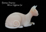 Tattooable Silicone Sphynx Cat