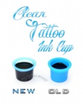 New Clear Blue Tattoo Ink Cup M size