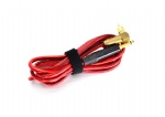 SNAKE KING  Pure copper RCA Clip Cord Red