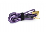 SNAKE KING  Pure copper RCA Clip Cord Purple