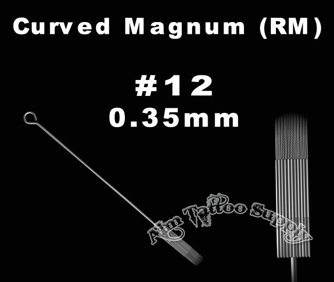 #12 Curved Magnum tattoo needles RM