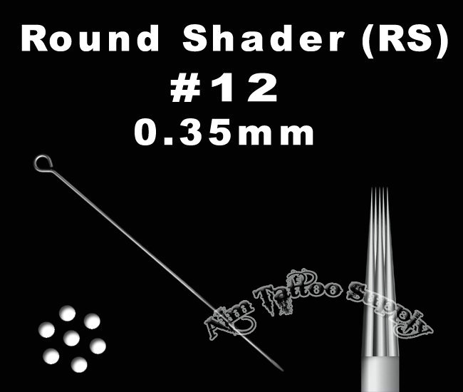 #12 Round Shader tattoo needles