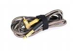 SNAKE KING  Pure copper RCA Clip Cord Black